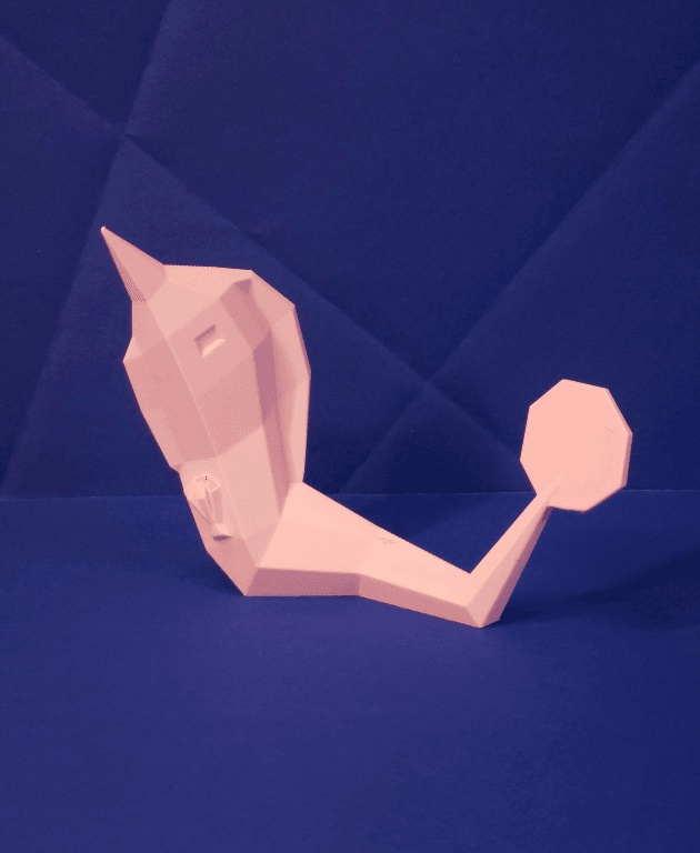 Gorebyss Low Poly Pokemon 3d model