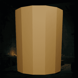 Wheel of Brushes Divided Cylinder 3d model