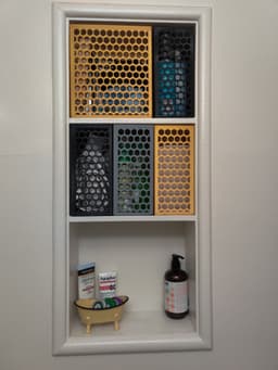Honeycomb Hex Bin "A" 3d model