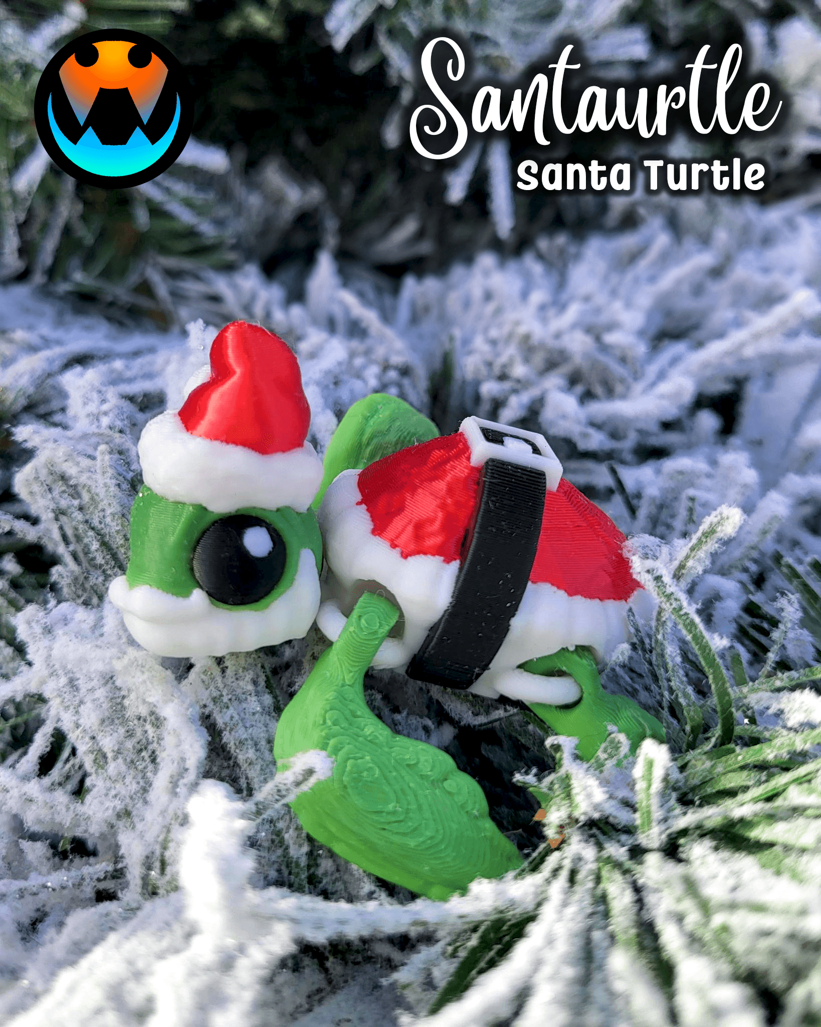 "Santaurtle" Santa Turtle 3d model