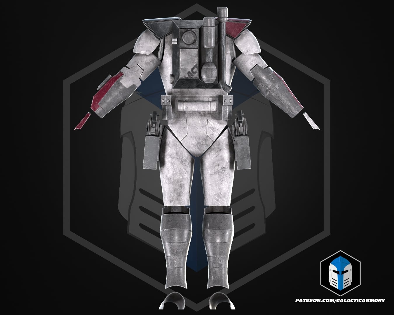 Animated ARC Trooper Armor - 3D Print Files 3d model