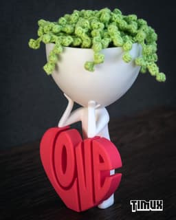 ROBERT PLANT WITH A LOVE HEART 3d model
