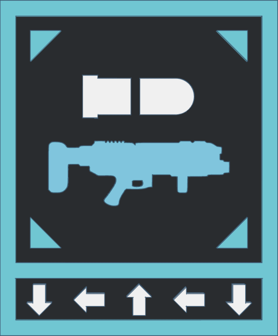 Helldivers 2 Stratagem Plaque (Grenade Launcher) 3d model