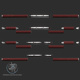 Daredevil Season 1-3 Billy Clubs 3D Printer File STL 3d model