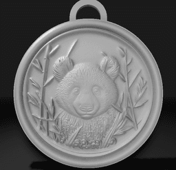 bear coin 3d model