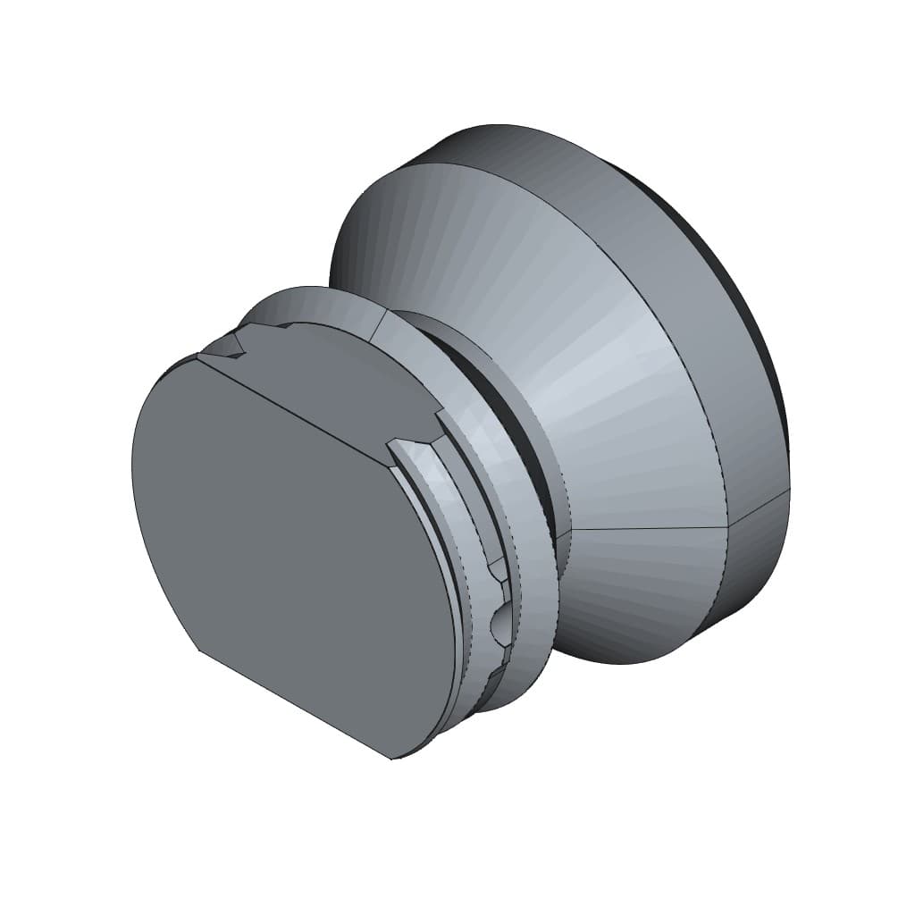 D-LOCK_KNOB.25DX15 3d model