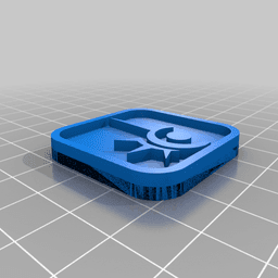 Final Fantasy XIV: Job/Class Keychain Tiles 3d model