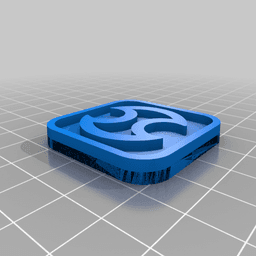 Final Fantasy XIV: Job/Class Keychain Tiles 3d model