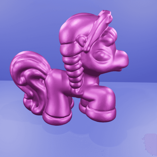 poney 3d model