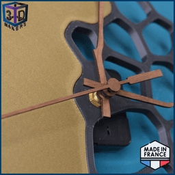 Voronoi design wall clock 200mm 3d model