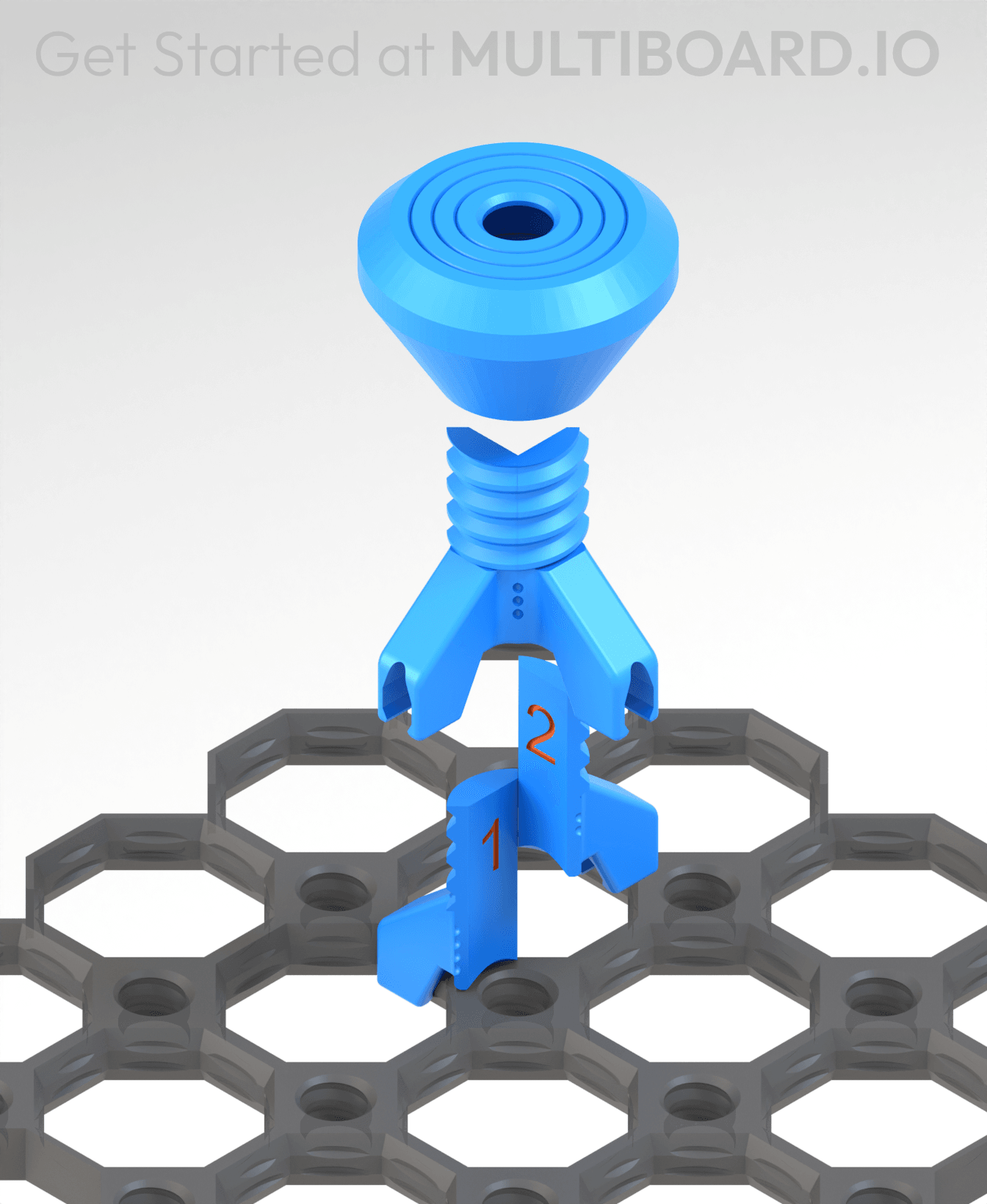 Multiboard Tile Holder Tool 3d model