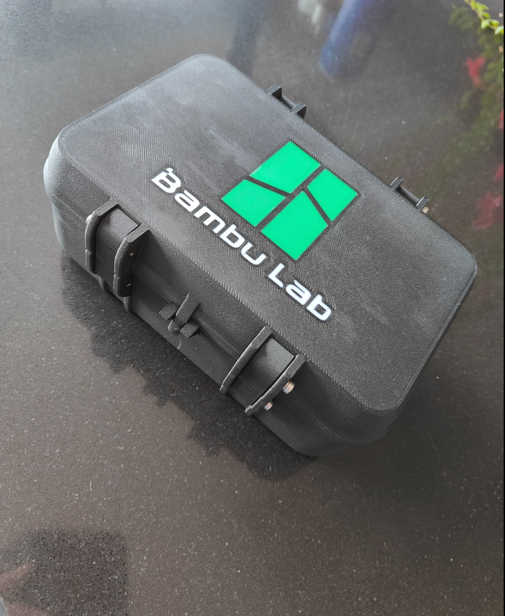 Printed on Bambu Lab X1C with black PLA CF