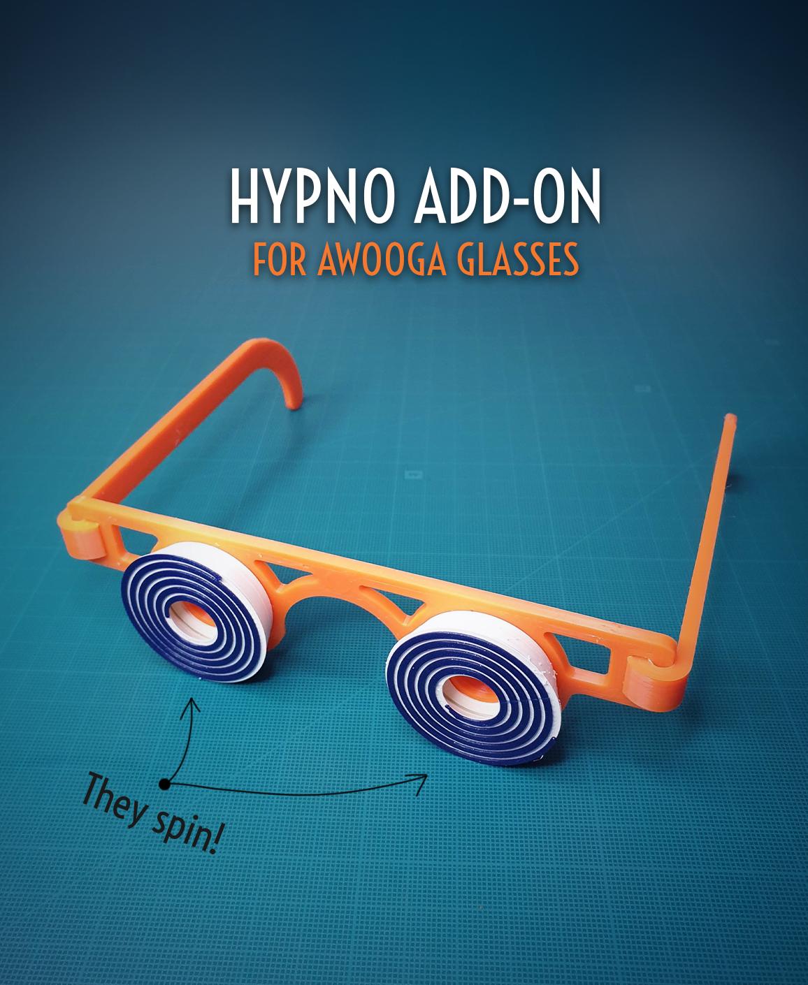 Hypno Addon for Awooga Glasses || Halloween 3d model