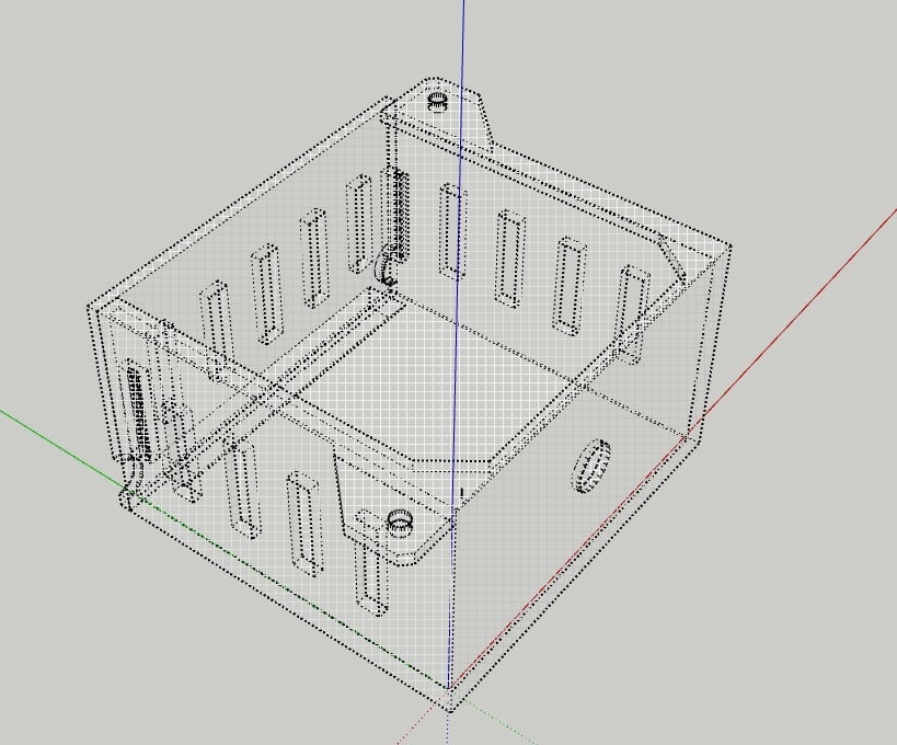 Dimmer Mounting Box 3d model