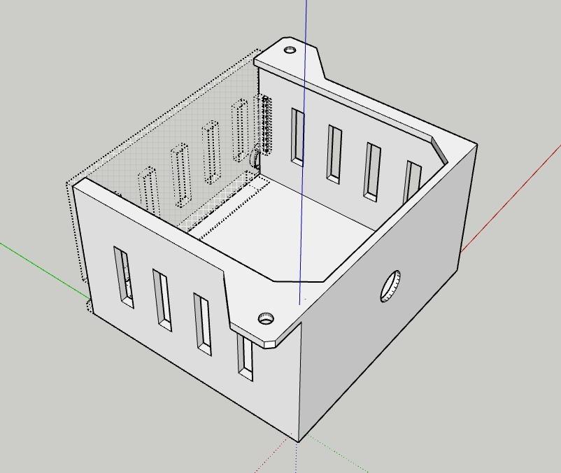 Dimmer Mounting Box  3d model