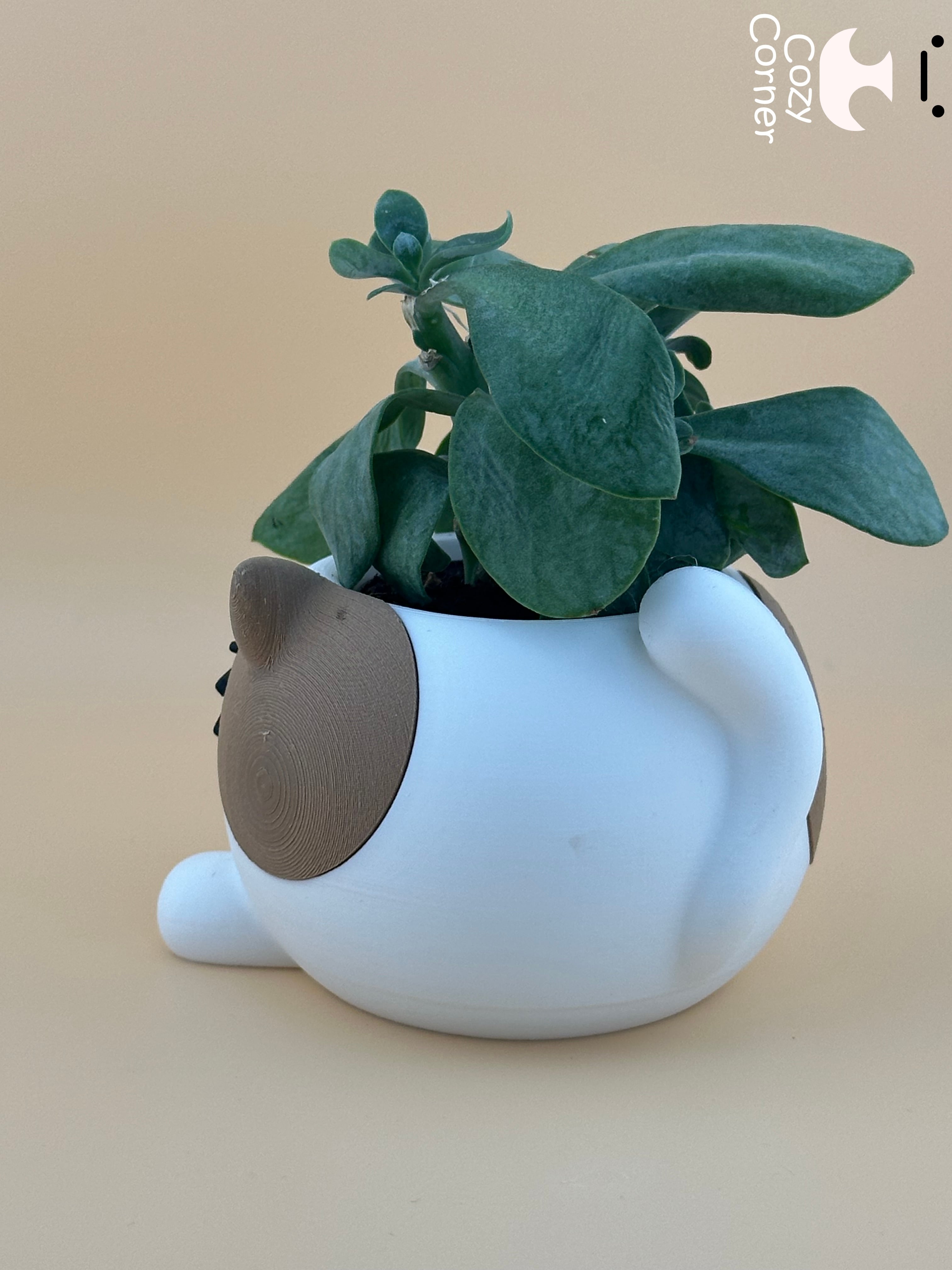 Cute Cat planter 3d model