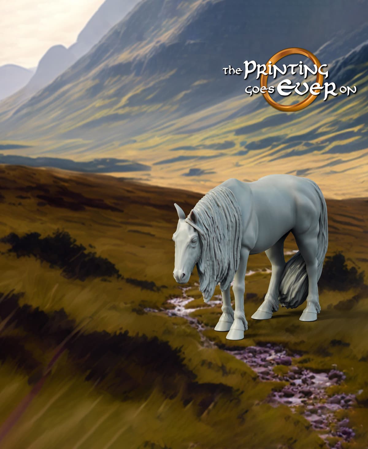 Farm Horse 3d model