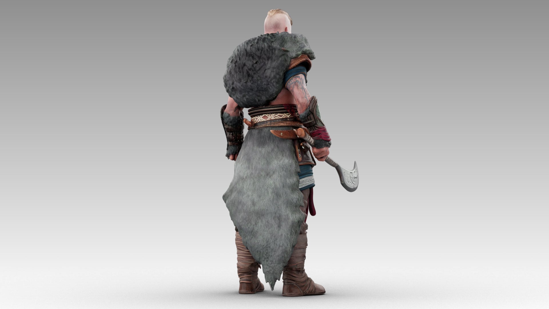 Viking Berserker 3d model
