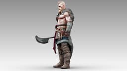 Viking Berserker 3d model