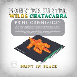 Monster Hunter Wilds – Chatacabra Print-in-Place 3d model