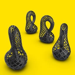 Klein Bottle Vase, Minimalist Floral Vase, Swan Style Pot, Boho - Rustic Home Decor, Decorative Flow 3d model