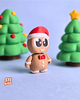 Articulated Gingerbread Christmas- Nexo style 3d model