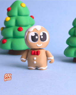 Articulated Gingerbread Christmas- Nexo style 3d model