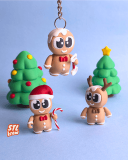 Articulated Gingerbread Christmas- Nexo style 3d model