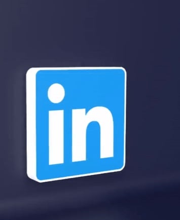 LinkedIn - LED Strip compatible 3d model