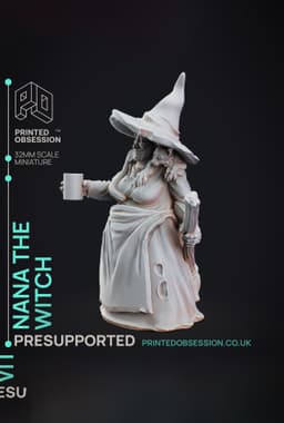 Nana - Mimics vs Ninjas - PRESUPPORTED - Illustrated and Stats - 32mm scale 3d model