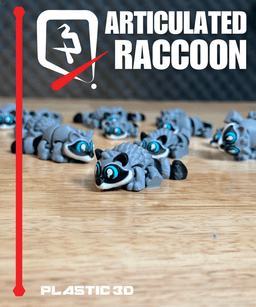 Articulated Raccoon 3d model