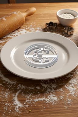 Bitcoin Cookie Cutter, Biscuit Cutter 3d model