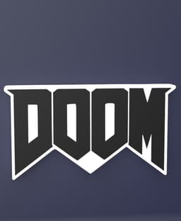 DOOM - LED Strip compatible 3d model