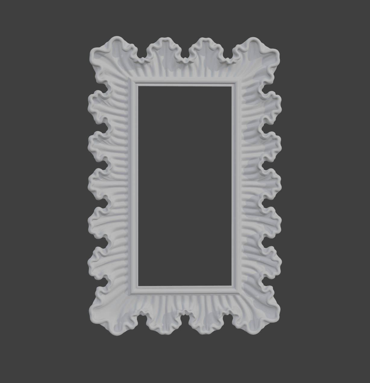 Shell Picture Frame 3d model