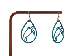 Cute keychain / earrings 3d model