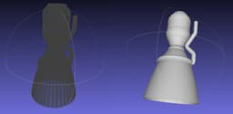 Space-X Merlin 1D Rocket Engine Printable Desk Model 3d model