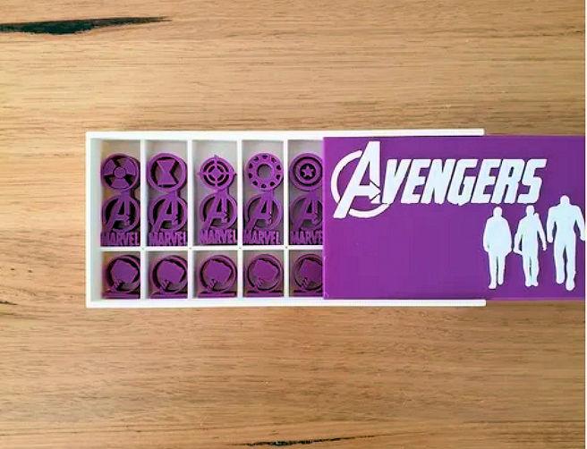 Marvel Avengers Chess with Box 3d model