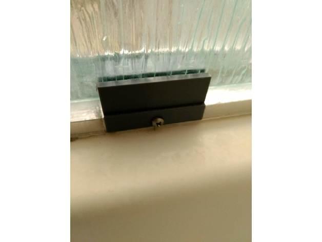 Glass shower door guide 3d model