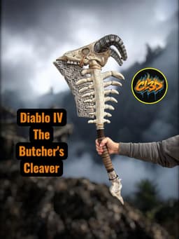 The Butchers Cleaver - Diablo IV 3d model