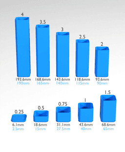 3x1x1 CU - Bin - Multibin Insert 3d model