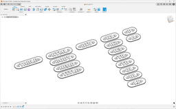 Decorative plates with HTML tags 3d model