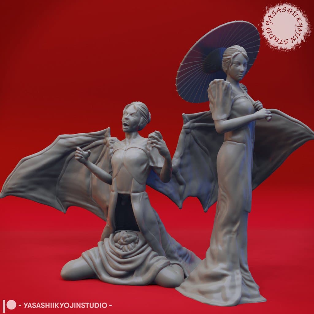 Manananggal - Tabletop Miniature 3d model
