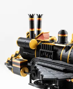 Jules Verne Train - Back to the Future - Locomotive 3d model