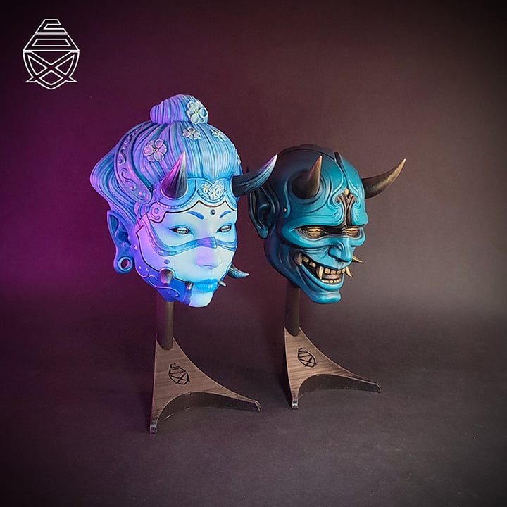 Mask holder 3d model