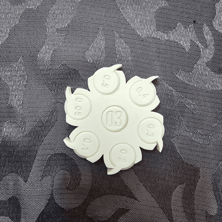 Spinning tolerance test 3d model