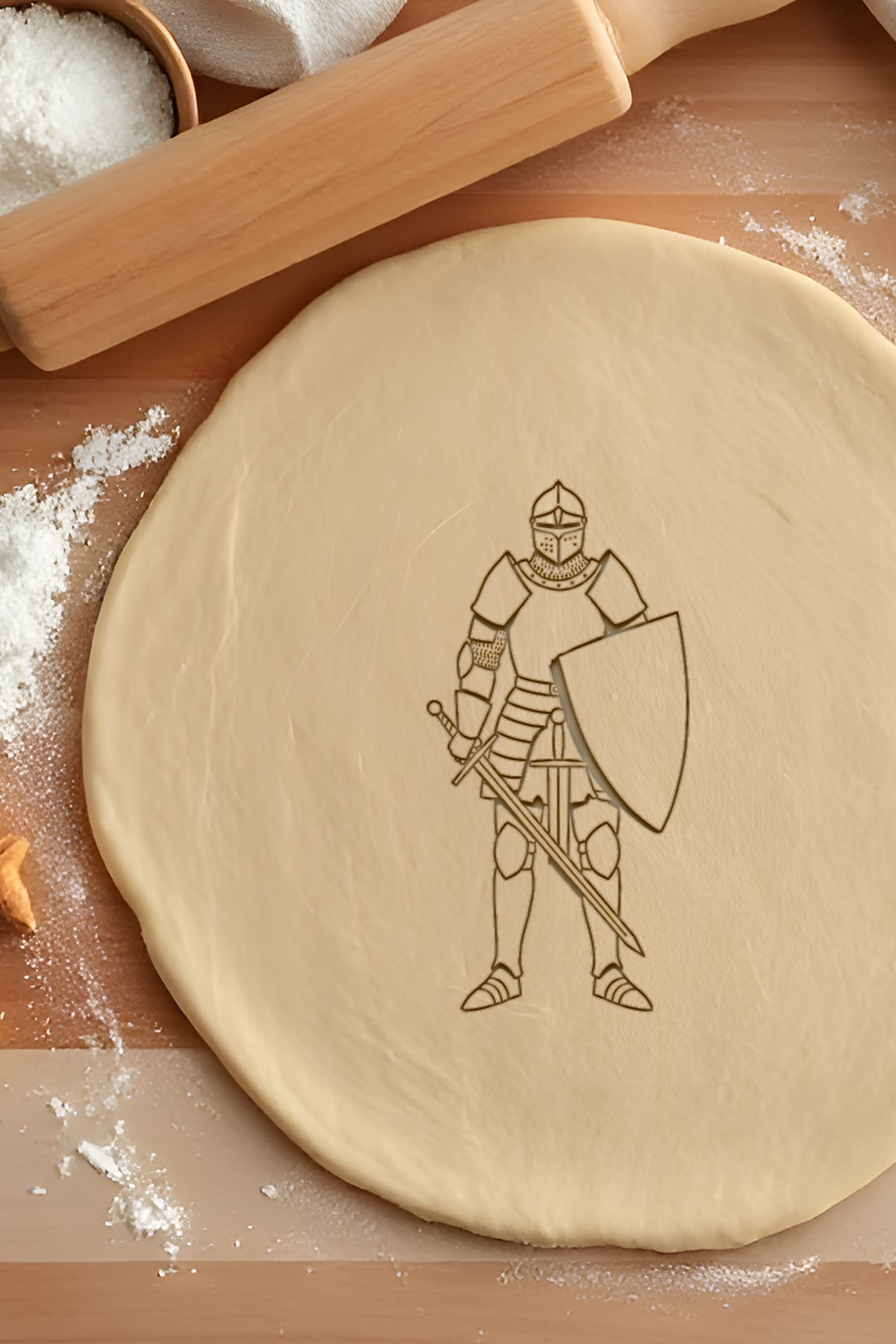 Knight Cookie Cutter, Biscuit Cutter 3d model
