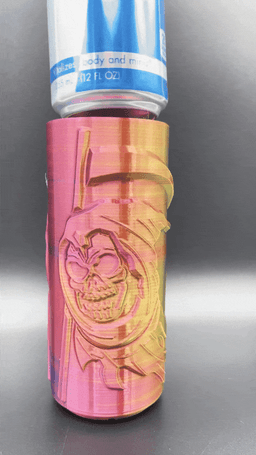 Grim Reaper 12oz Red Bull Coozie 3d model