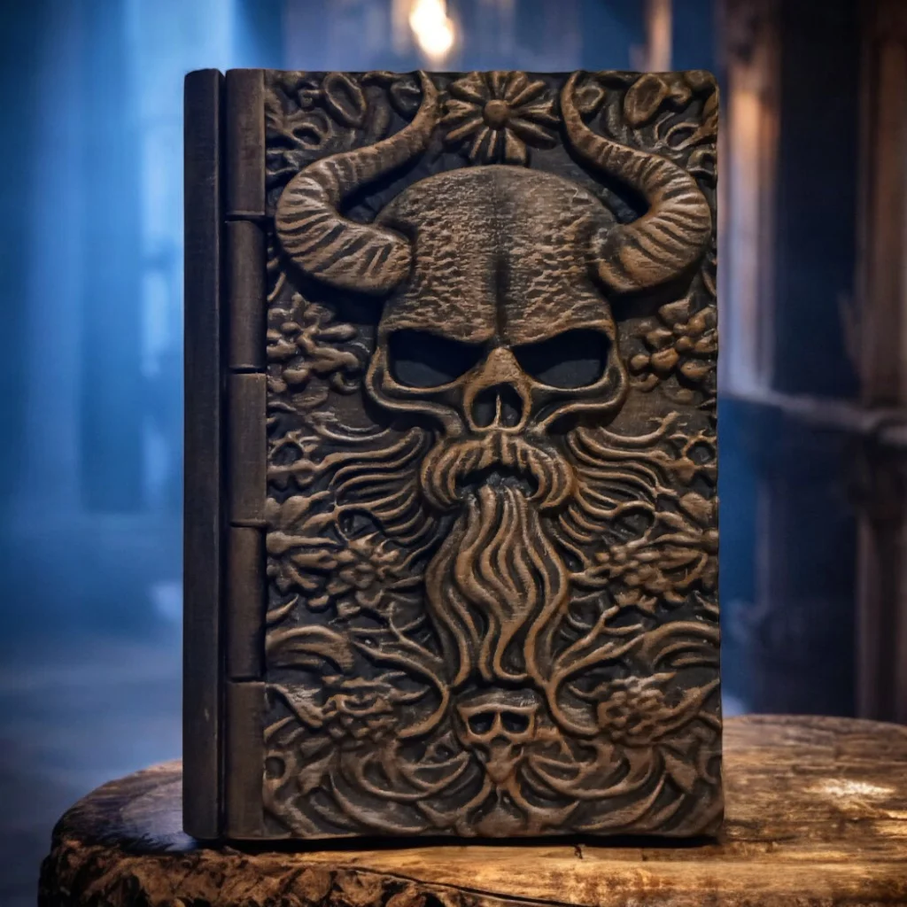 Fantasy Skull Book Box 3d model
