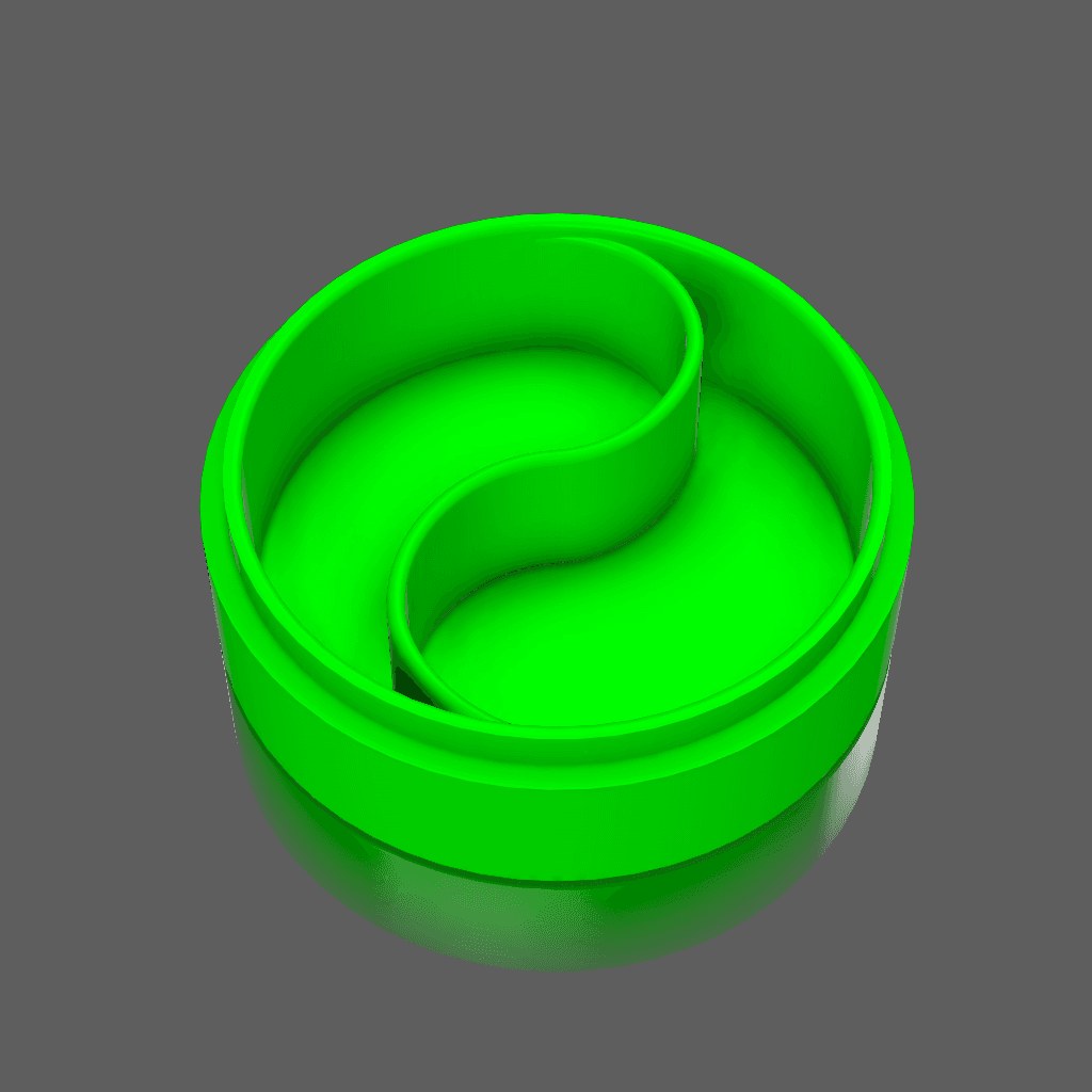  Yin-Yang Container 3d model