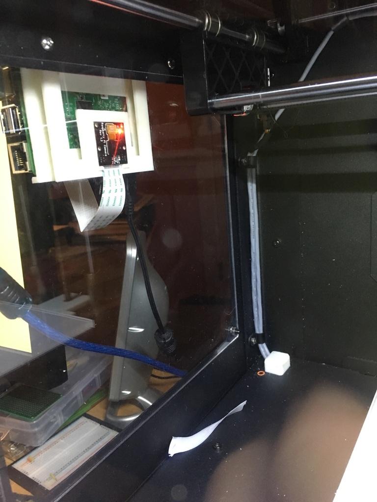 Qidi Tech Hanging Raspberry Pi and Camera Mount 3d model